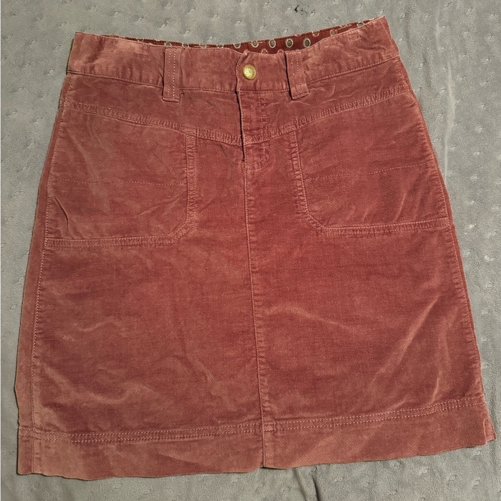 Athleta Velvet Skirt